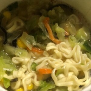 7/11ラーメンの日♪♪野菜加えてラーメン食べよ～